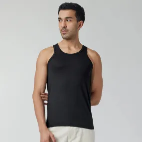 Ace Modal-Cotton Vest Black Knight