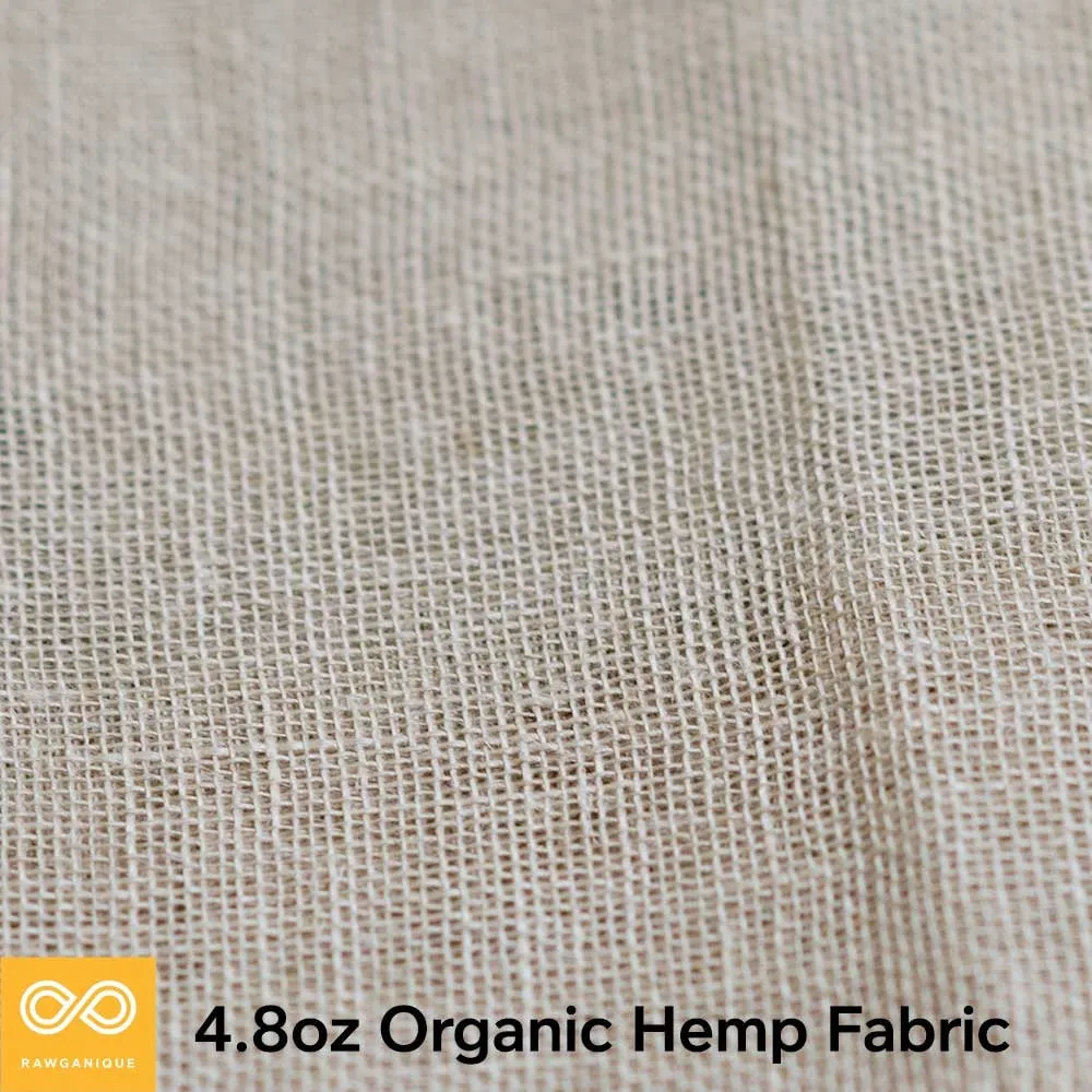 4.8oz Organic Hemp Cheese Cloth Fabric (79" wide) (By the Yard)