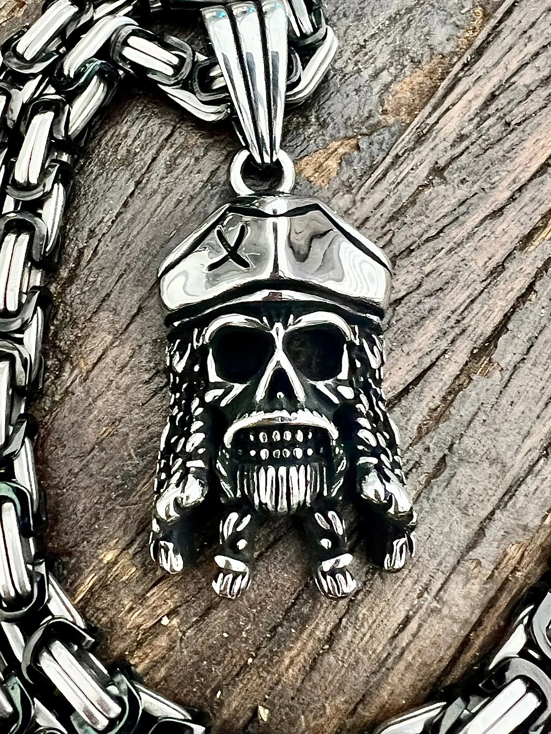 Bone Crusher - Pirate Pendant - Necklace (836)