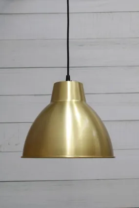 Bright Brass Loft Pendant Light