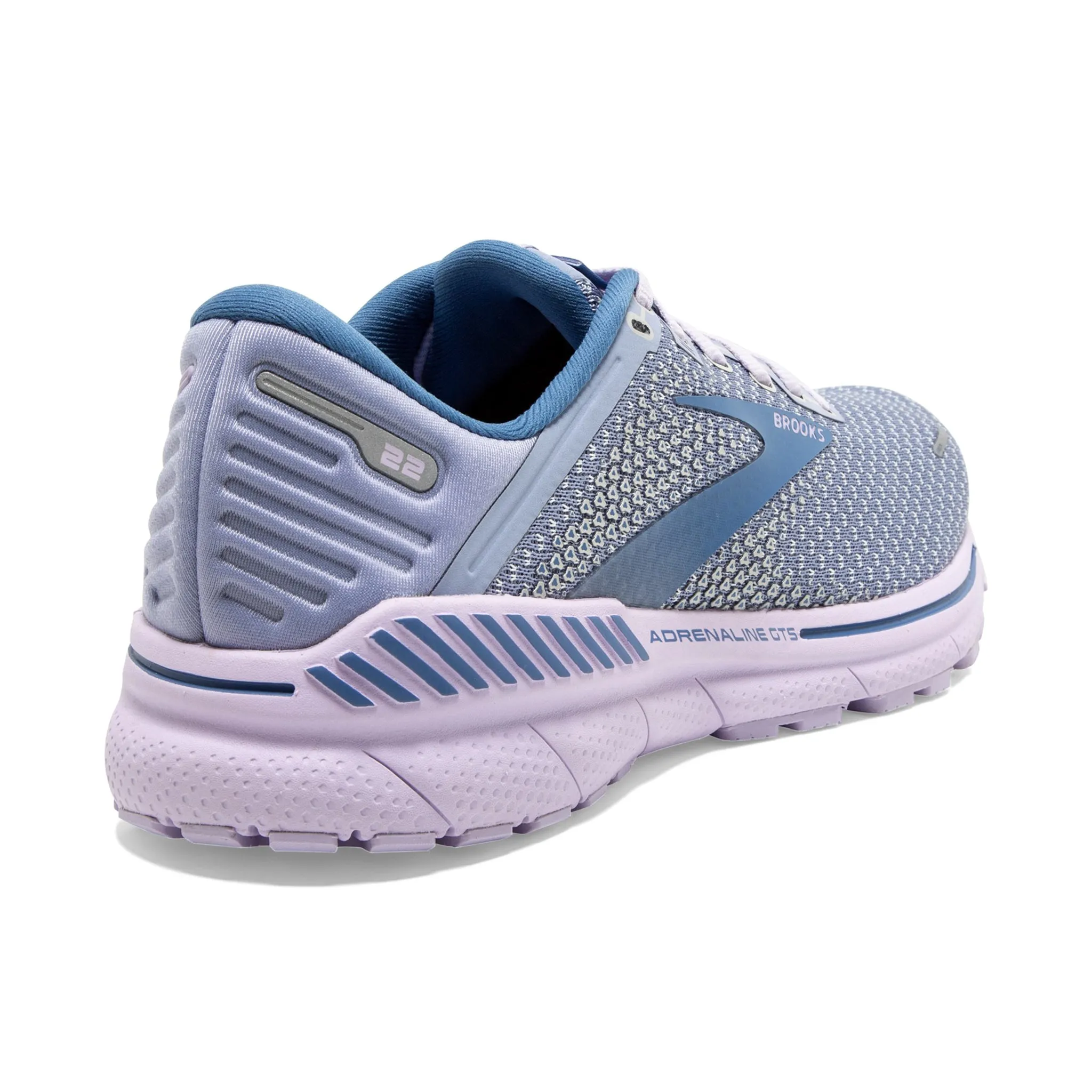 Brooks Women's 120353 589 Adrenaline GTS 22 Purple Dutch Blue Lilac Cushion Support Running Shoes