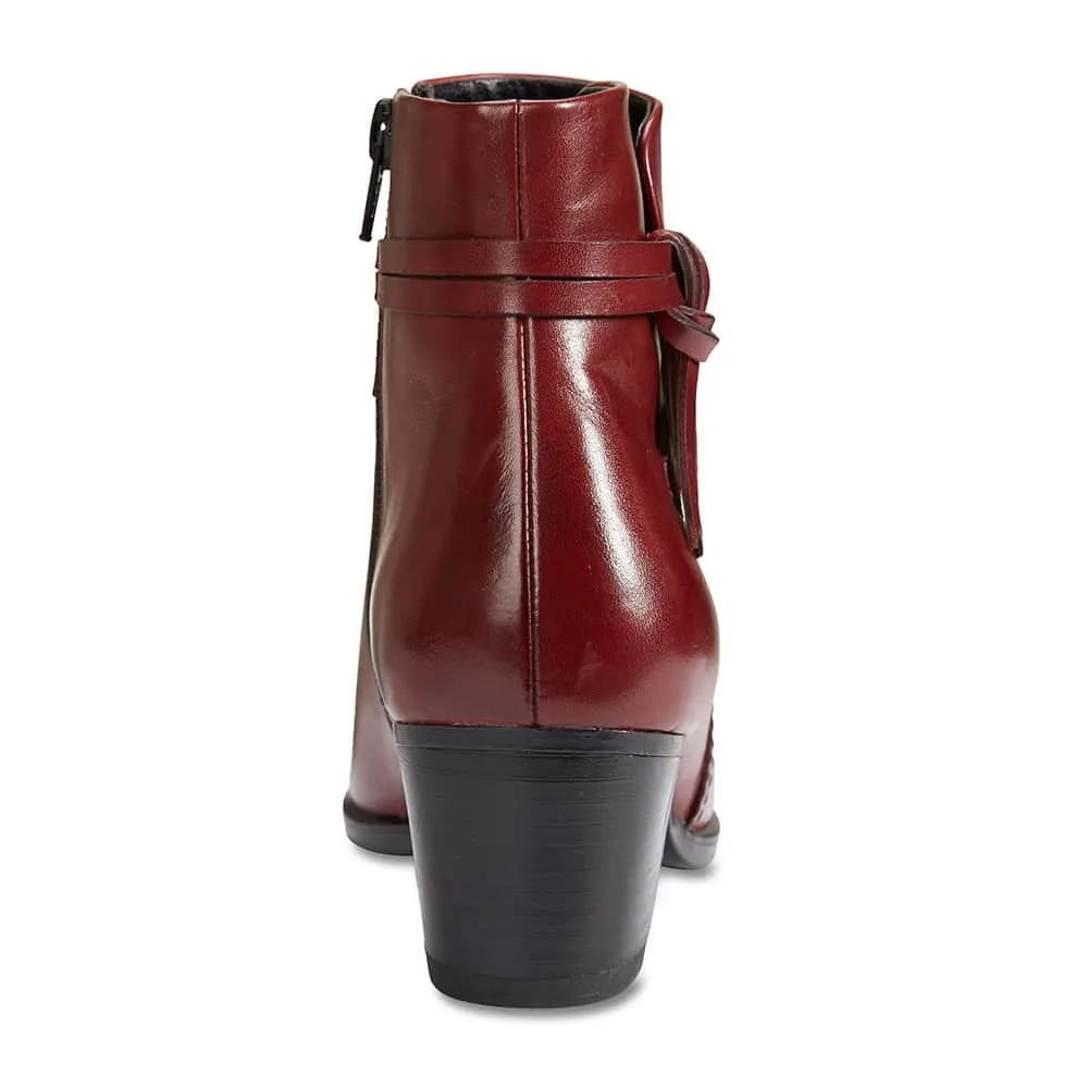 Carlton Boot in Red Leather