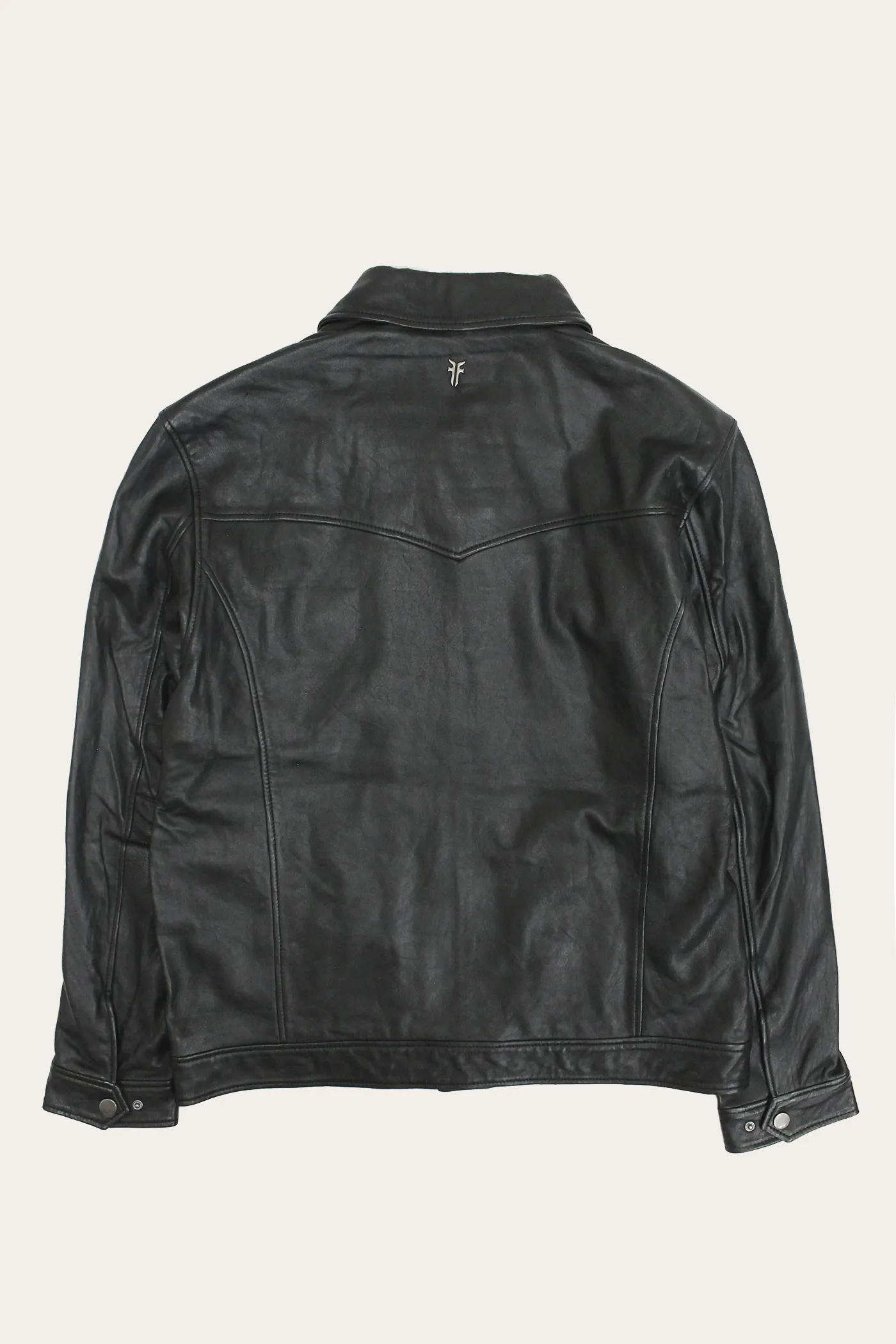 Classic Trucker Leather Jacket