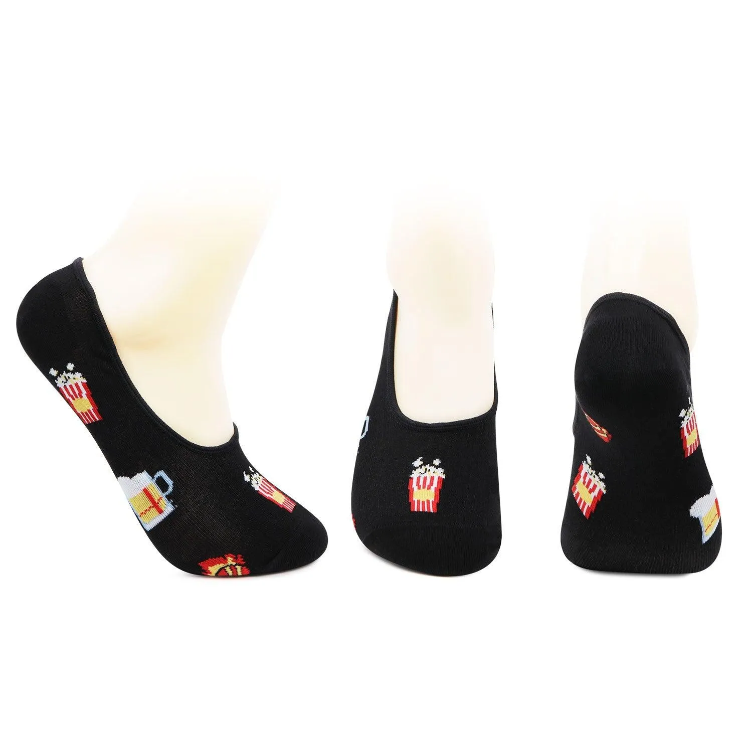 Crikbuzz Combo Pack Of Loafer Socks & Beer Can Cover - Black