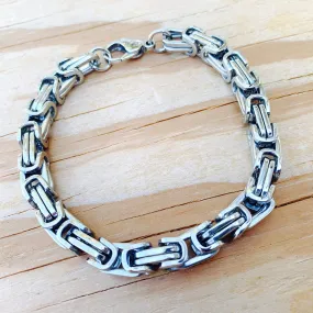 Daytona Bracelet- Silver - Deluxe - 1/4 inch wide - B44