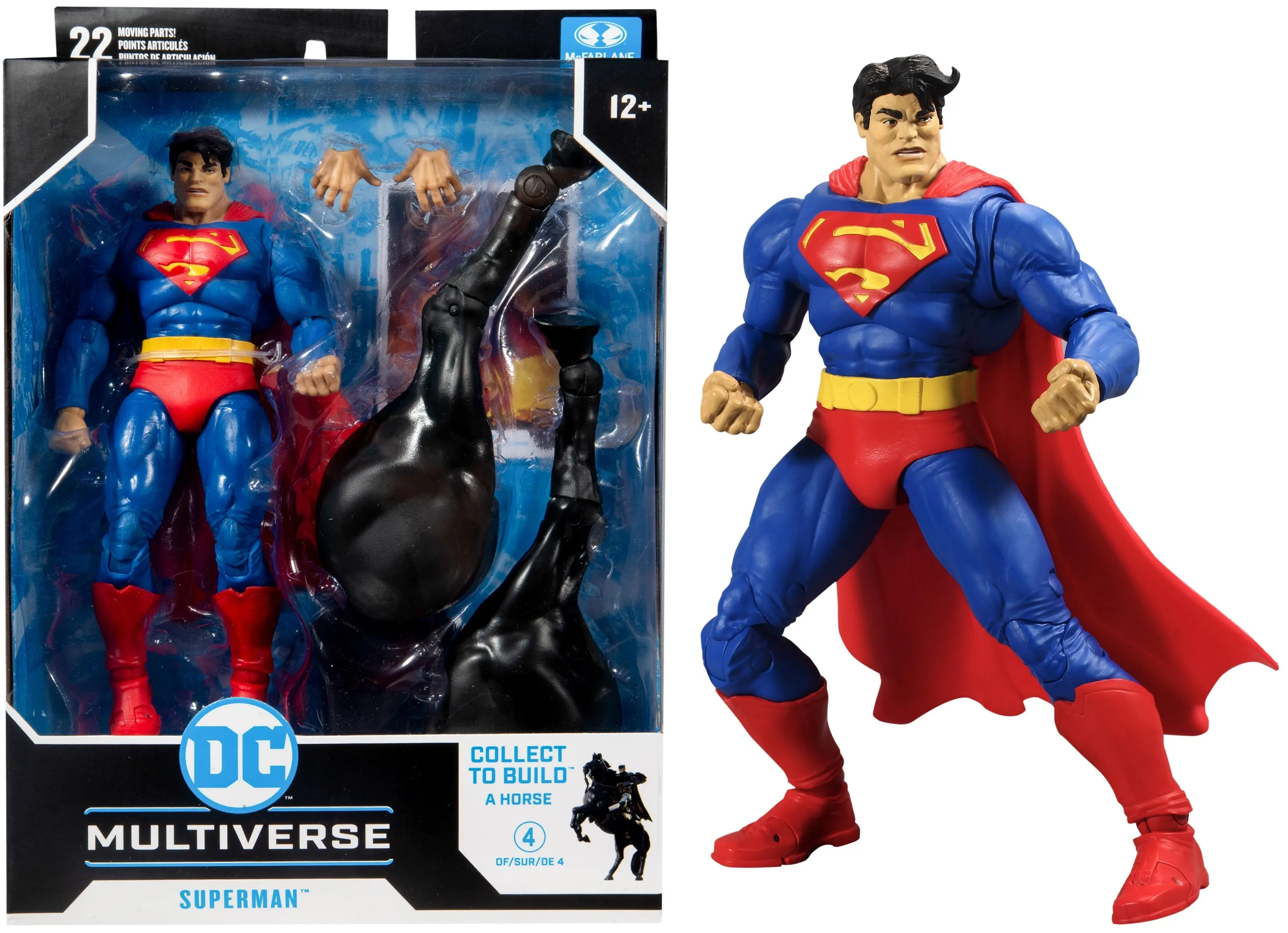 DC Multiverse Dark Knight Returns Superman 7" Inch Scale Action Figure (Build a Figure Horse) - McFarlane Toys