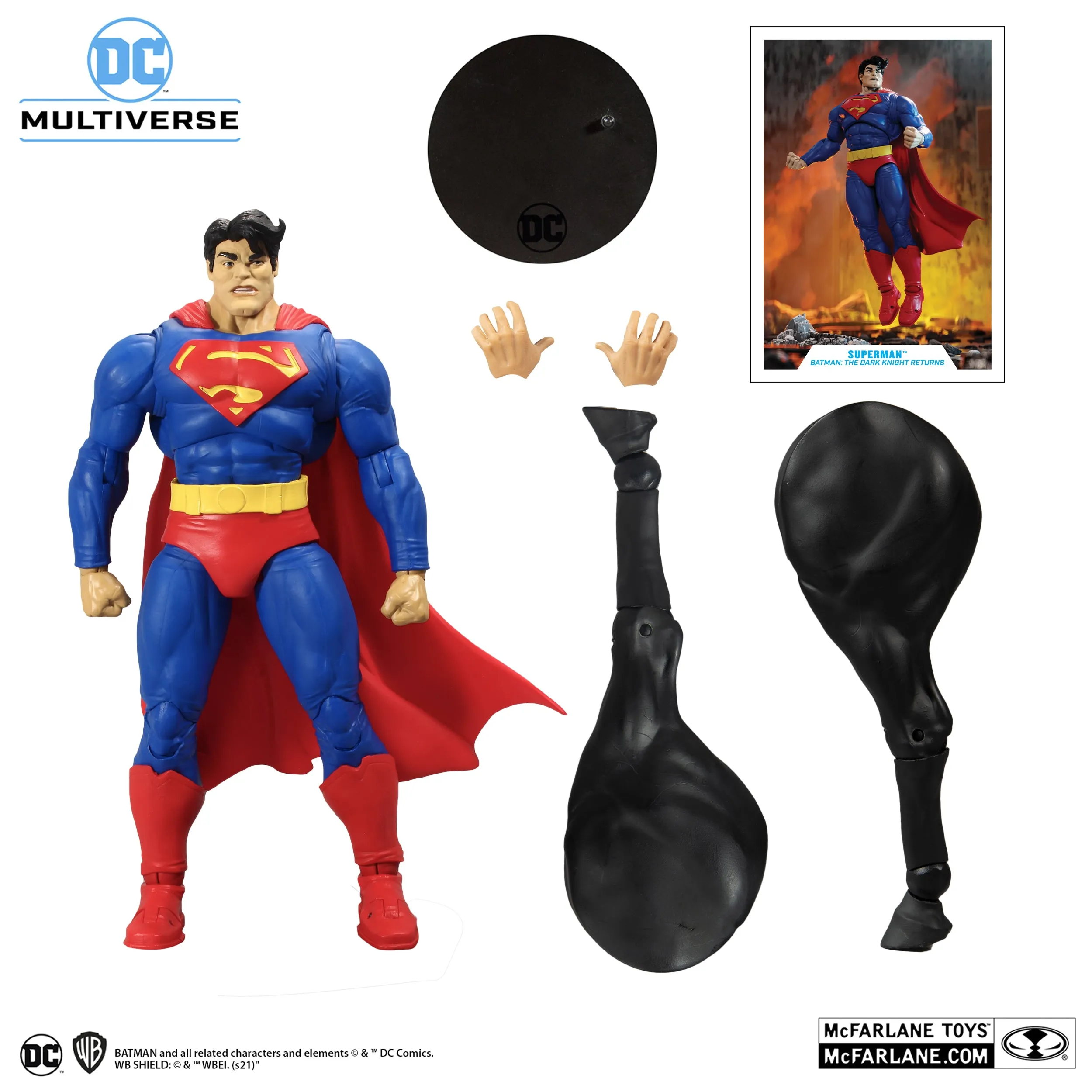 DC Multiverse Dark Knight Returns Superman 7" Inch Scale Action Figure (Build a Figure Horse) - McFarlane Toys