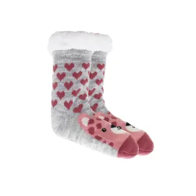 Densley & Co - Pair of Socks for Kids Leopard Size 4-6