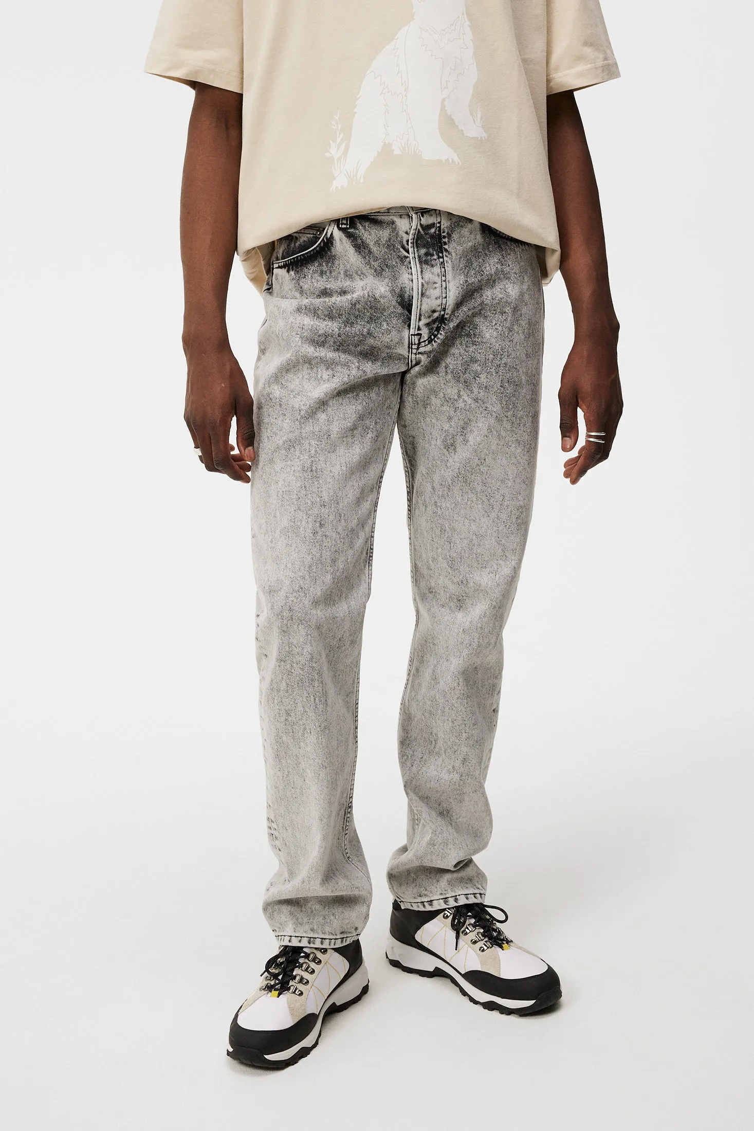 Johnny Whiteout Wash Jeans / White