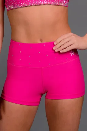 Legendary Compression Short in Hyper Pink Crystal