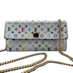 LOUIS VUITTON Multicolor Monogram Sarah Wallet on Chain