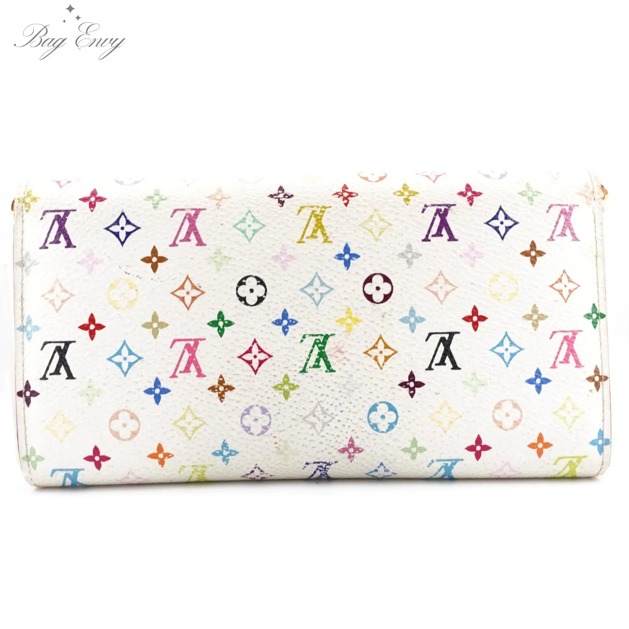 LOUIS VUITTON Multicolor Monogram Sarah Wallet on Chain