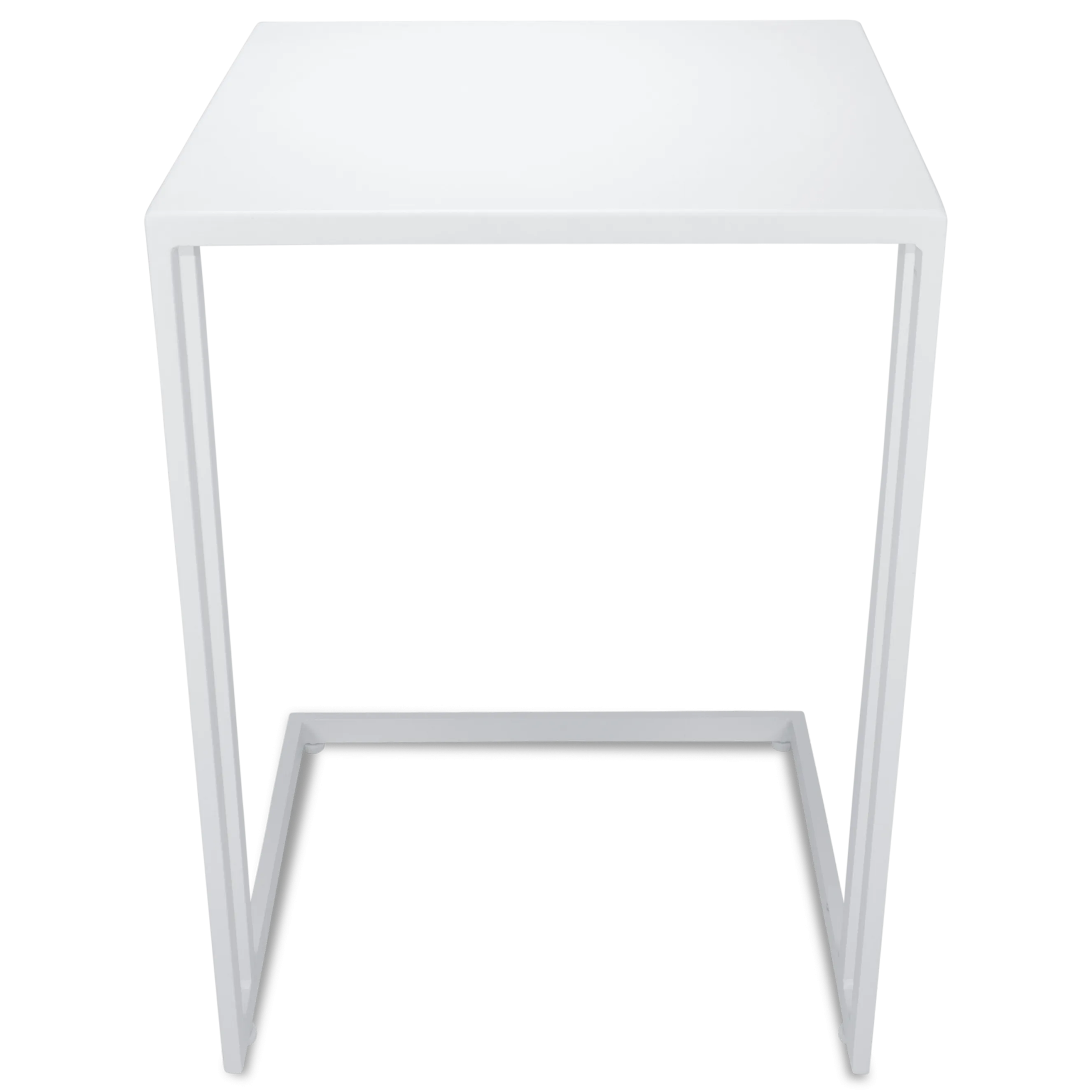 Mykonos Large Side Table in Arctic White