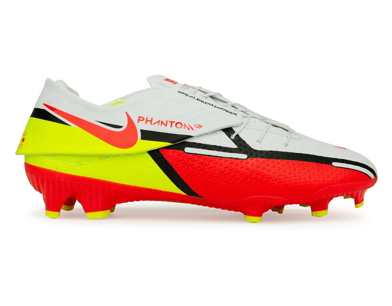 Nike Men's Phantom GT2 Academy Flyease FG/MG White/Crimson