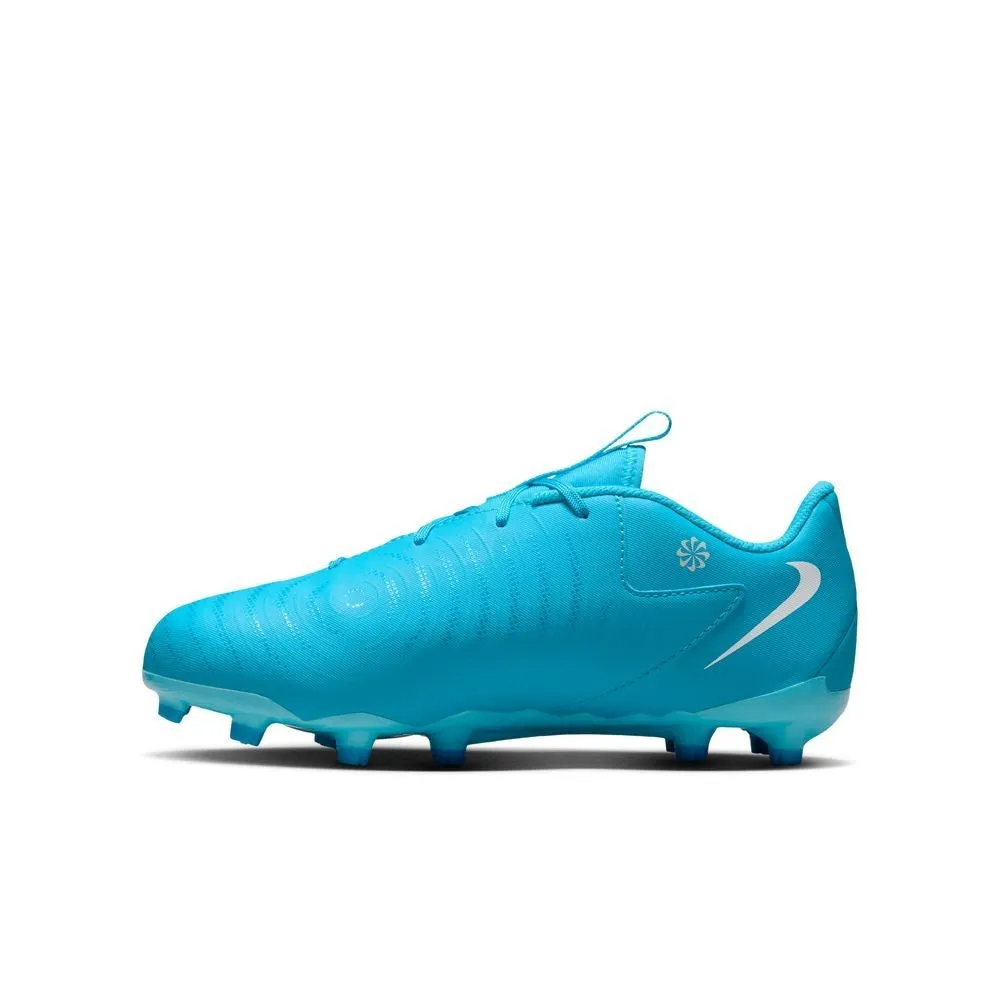 Nike Phantom GX II Academy FG/MG Jnr Football Boots (Blue Fury/White)