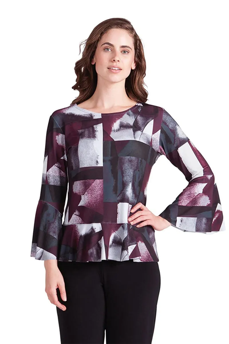 Nu Peplum Top | Wine Shadows