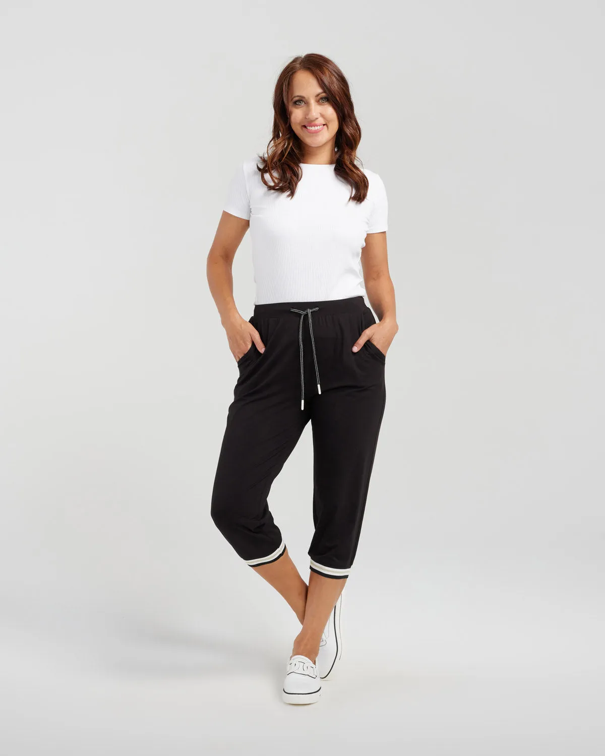 Raven Pant Black/White