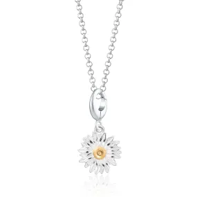 Silver Daisy Necklace