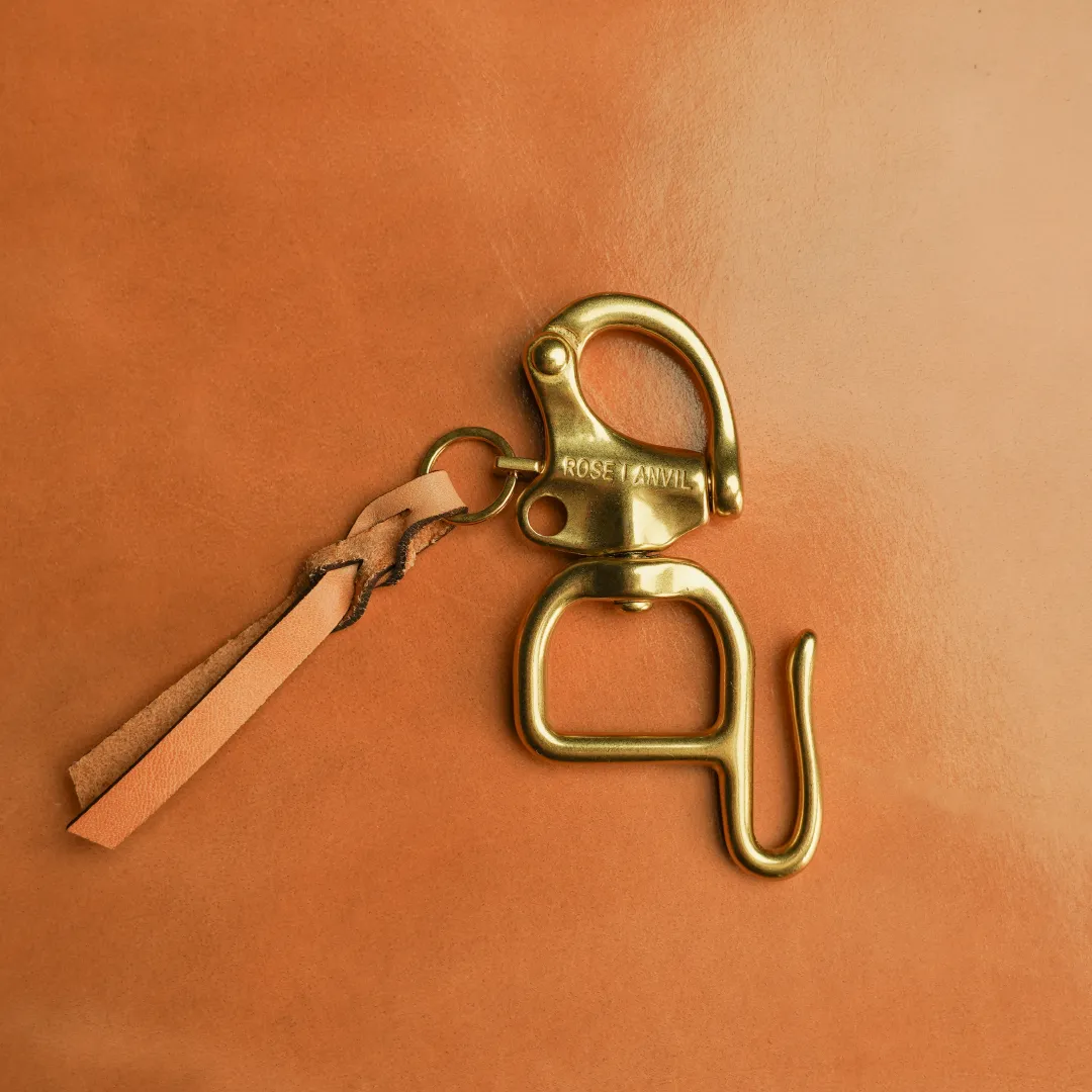 Solid Brass Snap Shackle