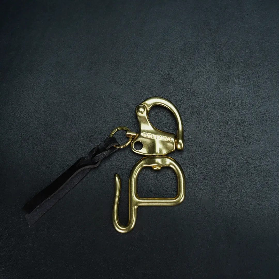 Solid Brass Snap Shackle