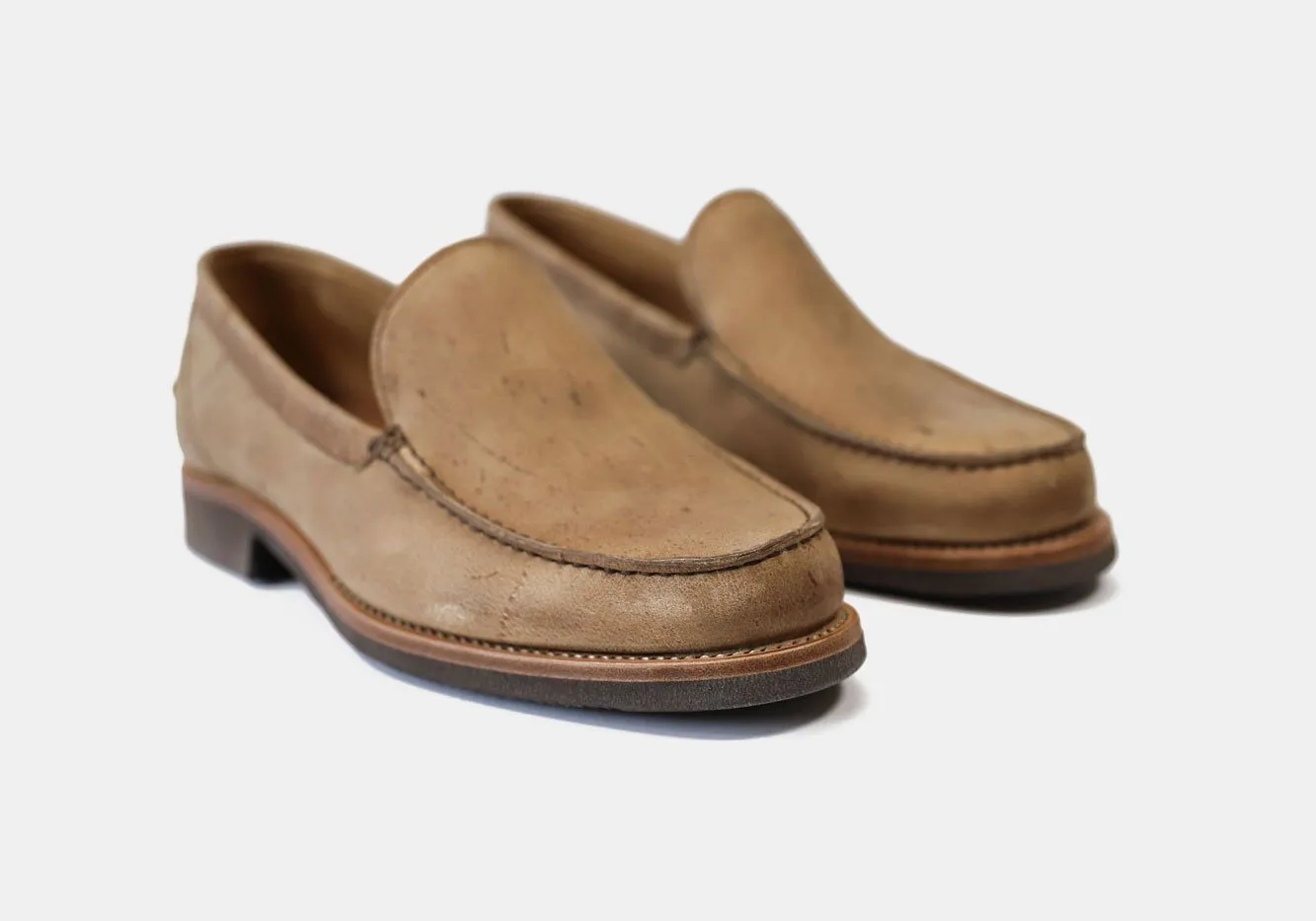 Tangier Gaucho Kudu Leather Loafer